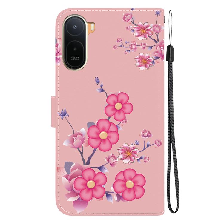For Redmi A7 Pro 4G / 5G 171mm / Poco C85x 5G Crystal Texture Colored Drawing Leather Phone Case