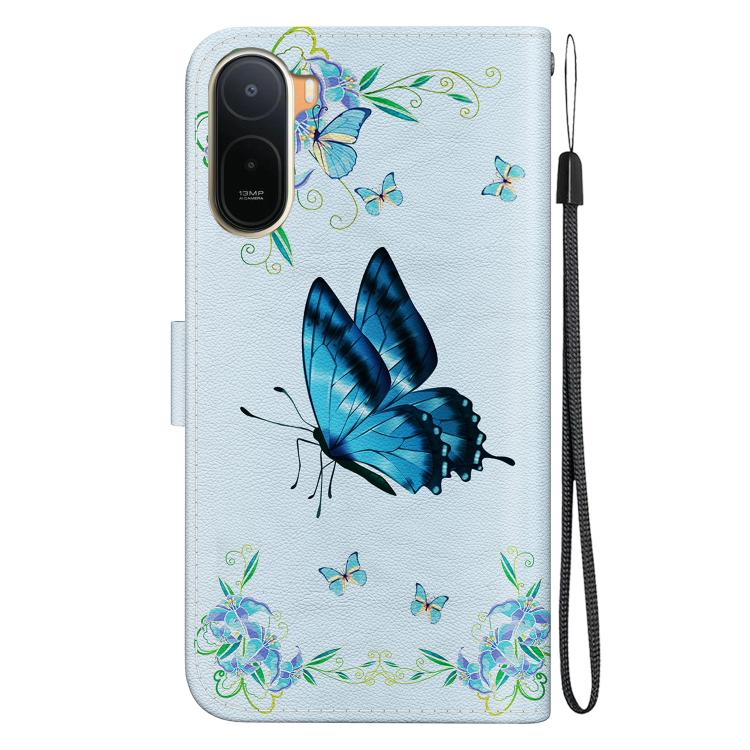 For Redmi A7 Pro 4G / 5G 171mm / Poco C85x 5G Crystal Texture Colored Drawing Leather Phone Case