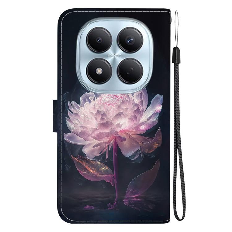 For Redmi Note 15 Pro 4G Global 163.2mm Crystal Texture Colored Drawing Leather Phone Case