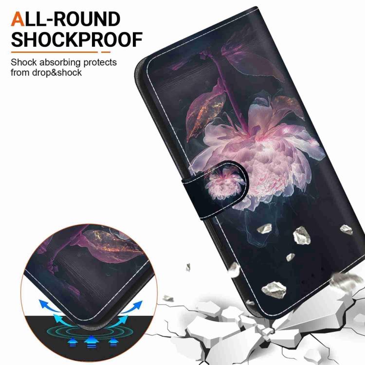 For Redmi Note 15 Pro 4G Global 163.2mm Crystal Texture Colored Drawing Leather Phone Case