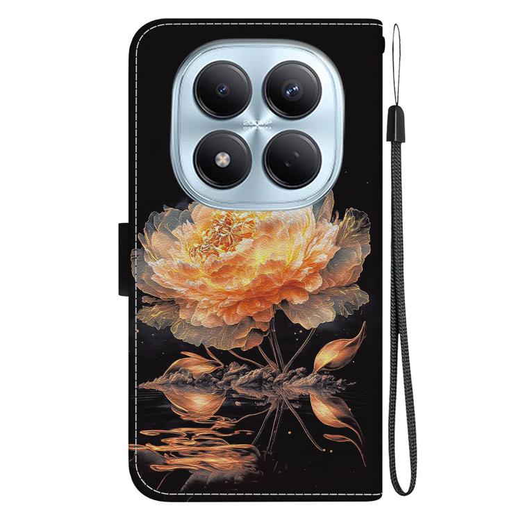 For Redmi Note 15 Pro 4G Global 163.2mm Crystal Texture Colored Drawing Leather Phone Case