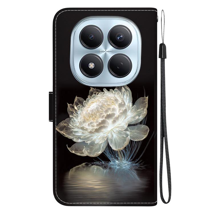 For Redmi Note 15 Pro 4G Global 163.2mm Crystal Texture Colored Drawing Leather Phone Case