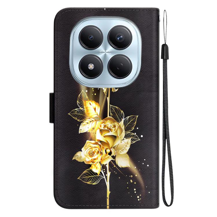 For Redmi Note 15 Pro 4G Global 163.2mm Crystal Texture Colored Drawing Leather Phone Case