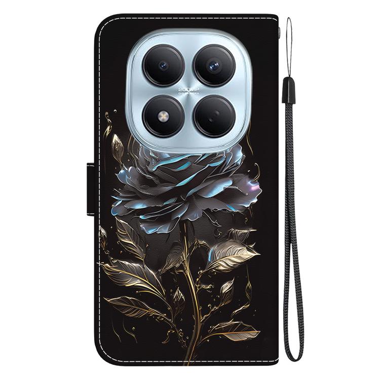 For Redmi Note 15 Pro 4G Global 163.2mm Crystal Texture Colored Drawing Leather Phone Case