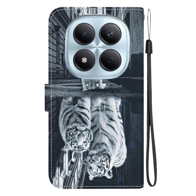 For Redmi Note 15 Pro 4G Global 163.2mm Crystal Texture Colored Drawing Leather Phone Case