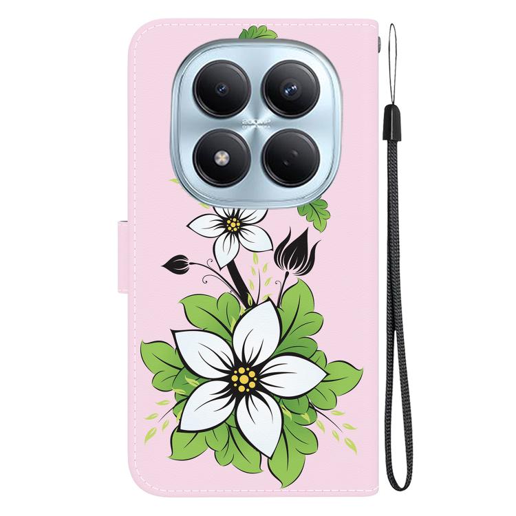For Redmi Note 15 Pro 4G Global 163.2mm Crystal Texture Colored Drawing Leather Phone Case