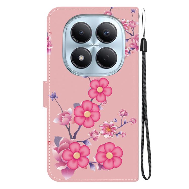 For Redmi Note 15 Pro 4G Global 163.2mm Crystal Texture Colored Drawing Leather Phone Case