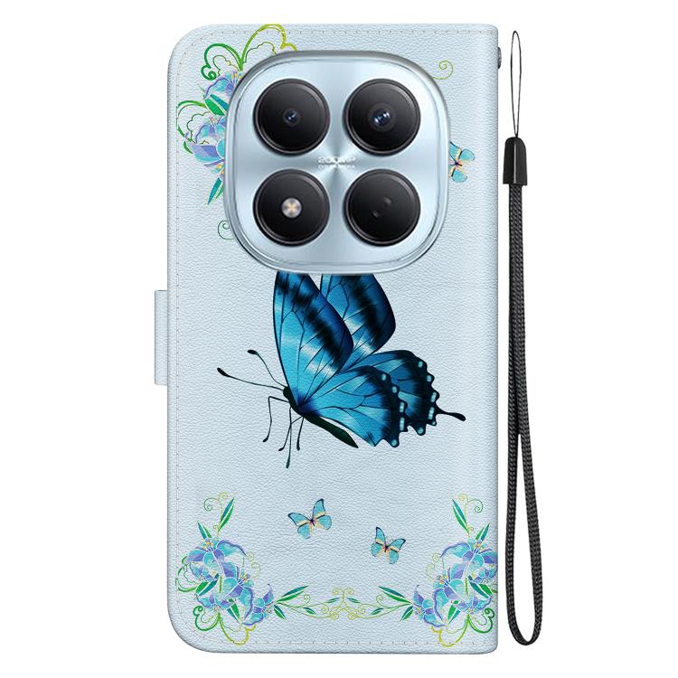 For Redmi Note 15 Pro 4G Global 163.2mm Crystal Texture Colored Drawing Leather Phone Case