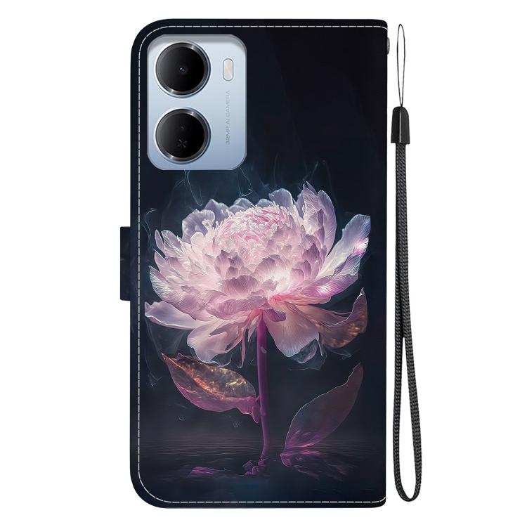 For Redmi 15a 5G Crystal Texture Colored Drawing Leather Phone Case