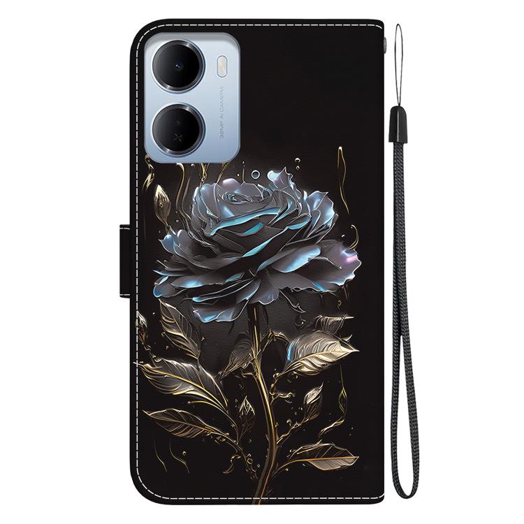 For Redmi 15a 5G Crystal Texture Colored Drawing Leather Phone Case
