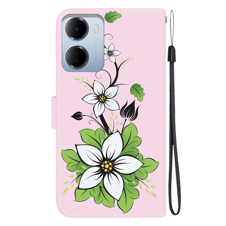 For Redmi 15a 5G Crystal Texture Colored Drawing Leather Phone Case
