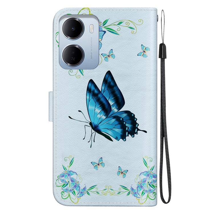 For Redmi 15a 5G Crystal Texture Colored Drawing Leather Phone Case
