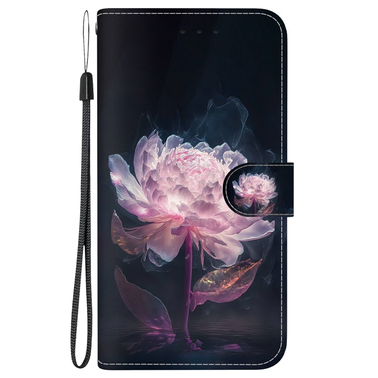 For Xiaomi Poco M6 4G Crystal Texture Colored Drawing Leather Phone Case