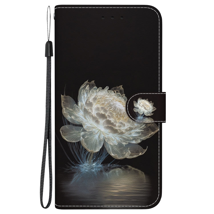 For Xiaomi Poco M6 4G Crystal Texture Colored Drawing Leather Phone Case