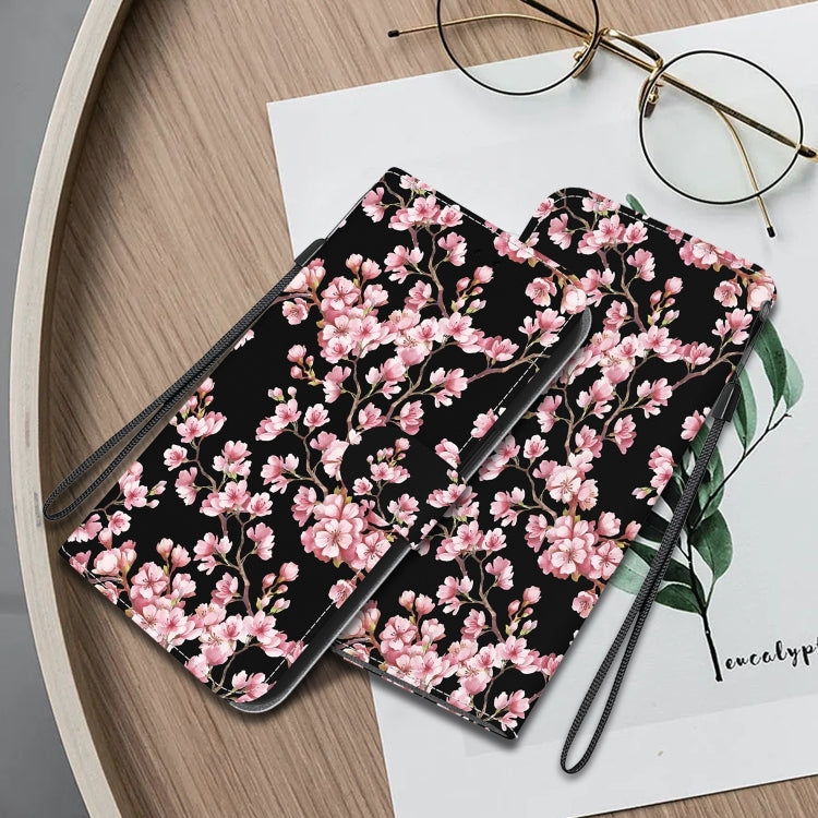 For Xiaomi Poco M6 4G Crystal Texture Colored Drawing Leather Phone Case