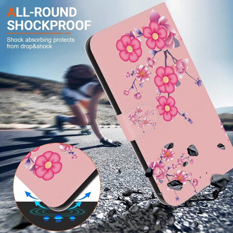 For Xiaomi Poco F6 Pro Crystal Texture Colored Drawing Leather Phone Case