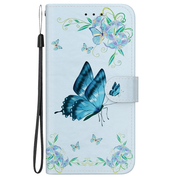 For Xiaomi Poco F6 Pro Crystal Texture Colored Drawing Leather Phone Case