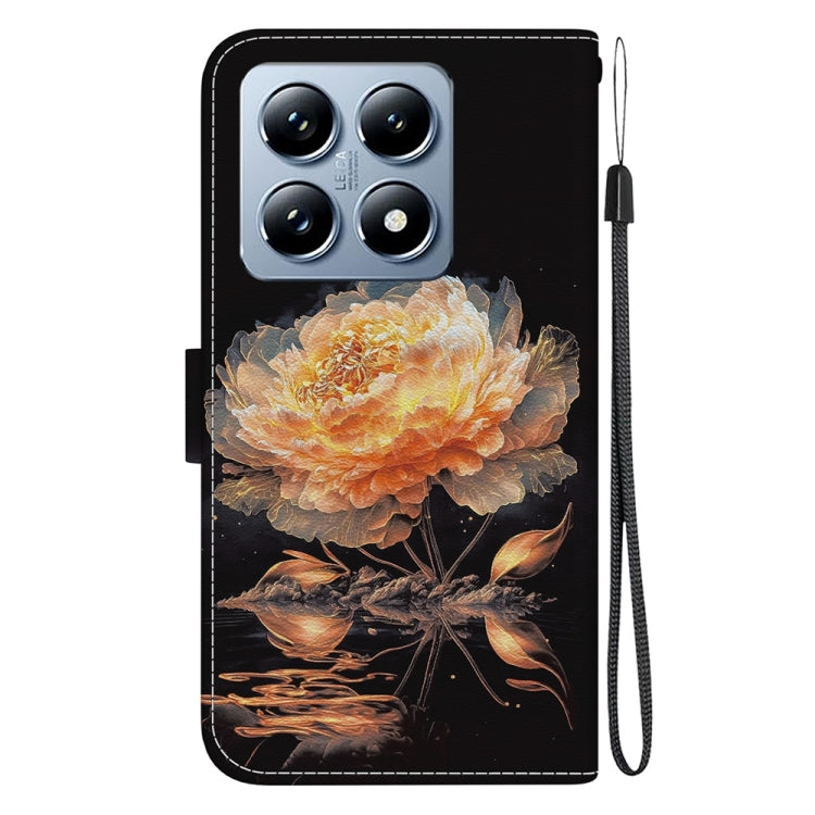 For Xiaomi 14T Crystal Texture Colored Drawing Leather Phone Case