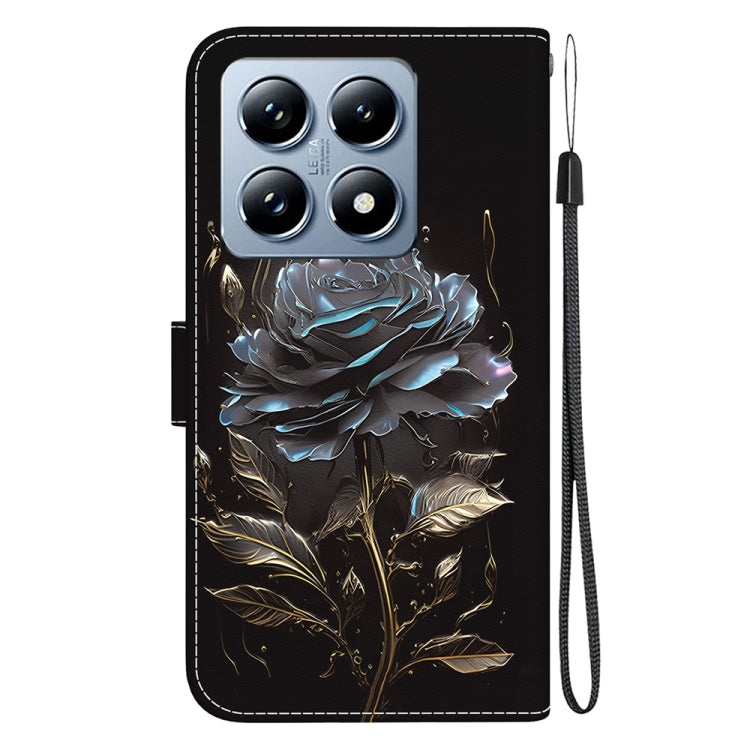 For Xiaomi 14T Crystal Texture Colored Drawing Leather Phone Case