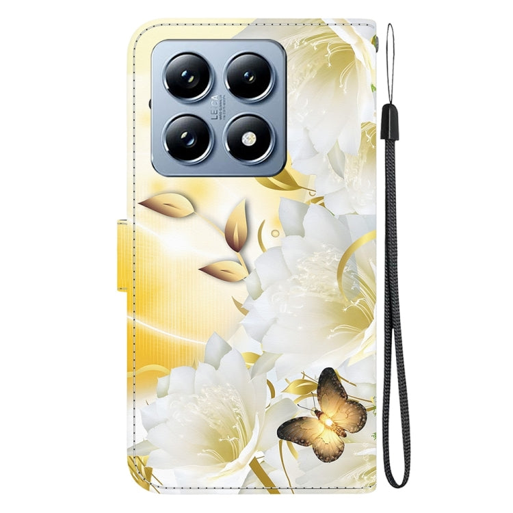 For Xiaomi 14T Crystal Texture Colored Drawing Leather Phone Case