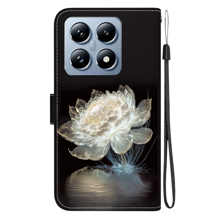 For Xiaomi 14T Pro Crystal Texture Colored Drawing Leather Phone Case