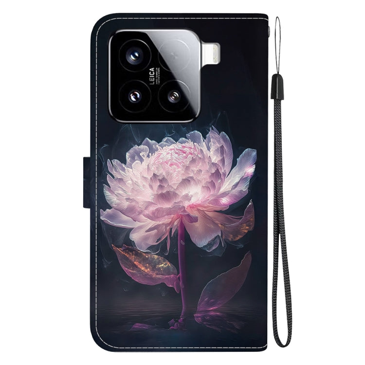 For Xiaomi 15 Crystal Texture Colored Drawing Leather Phone Case