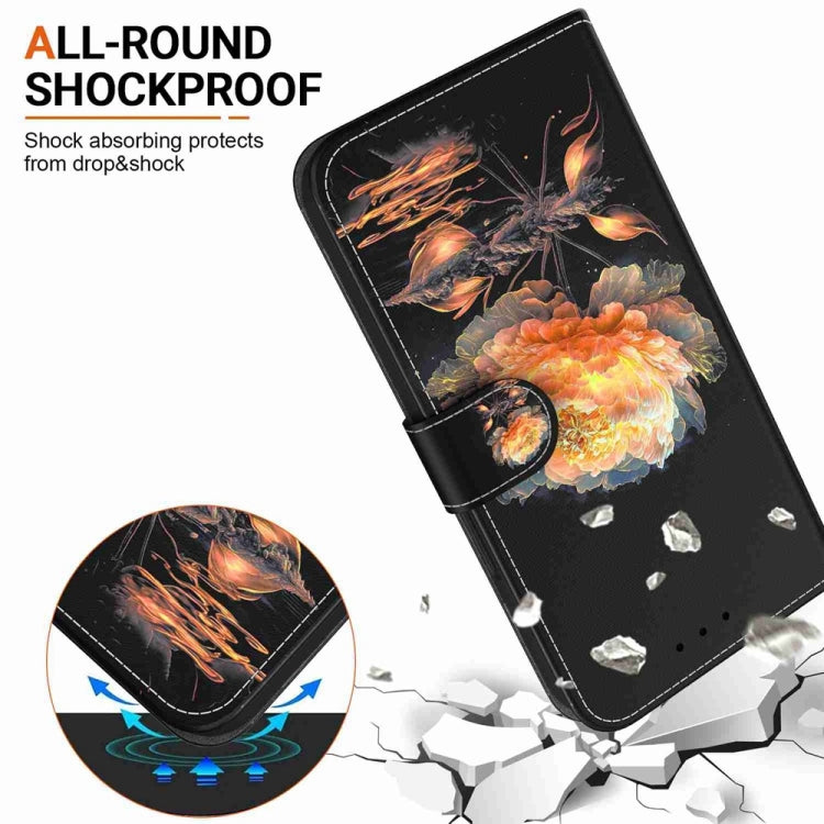 For Xiaomi 15 Crystal Texture Colored Drawing Leather Phone Case