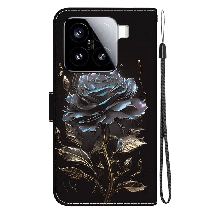 For Xiaomi 15 Crystal Texture Colored Drawing Leather Phone Case