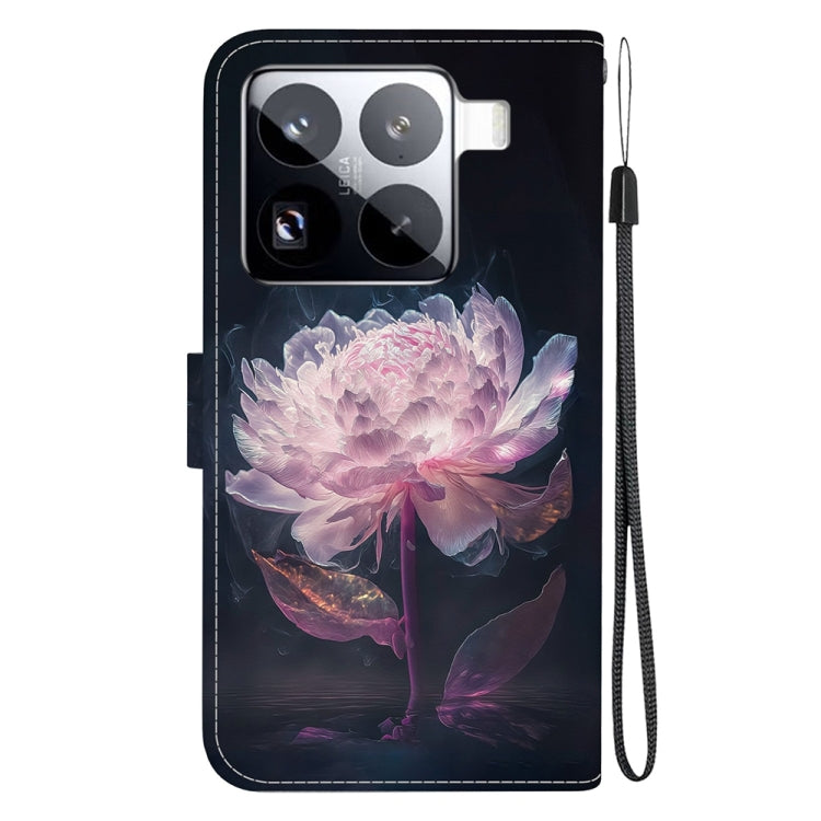 For Xiaomi 15 Pro Crystal Texture Colored Drawing Leather Phone Case