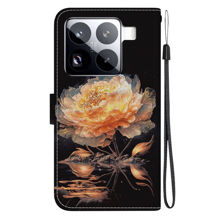 For Xiaomi 15 Pro Crystal Texture Colored Drawing Leather Phone Case