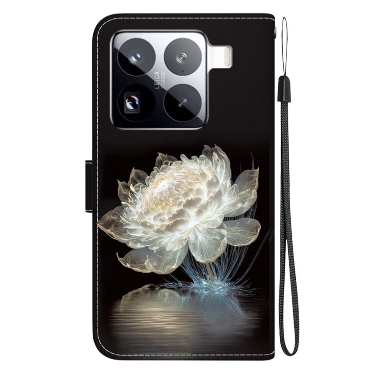 For Xiaomi 15 Pro Crystal Texture Colored Drawing Leather Phone Case