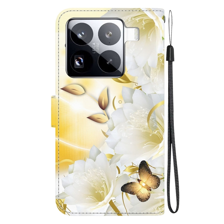 For Xiaomi 15 Pro Crystal Texture Colored Drawing Leather Phone Case