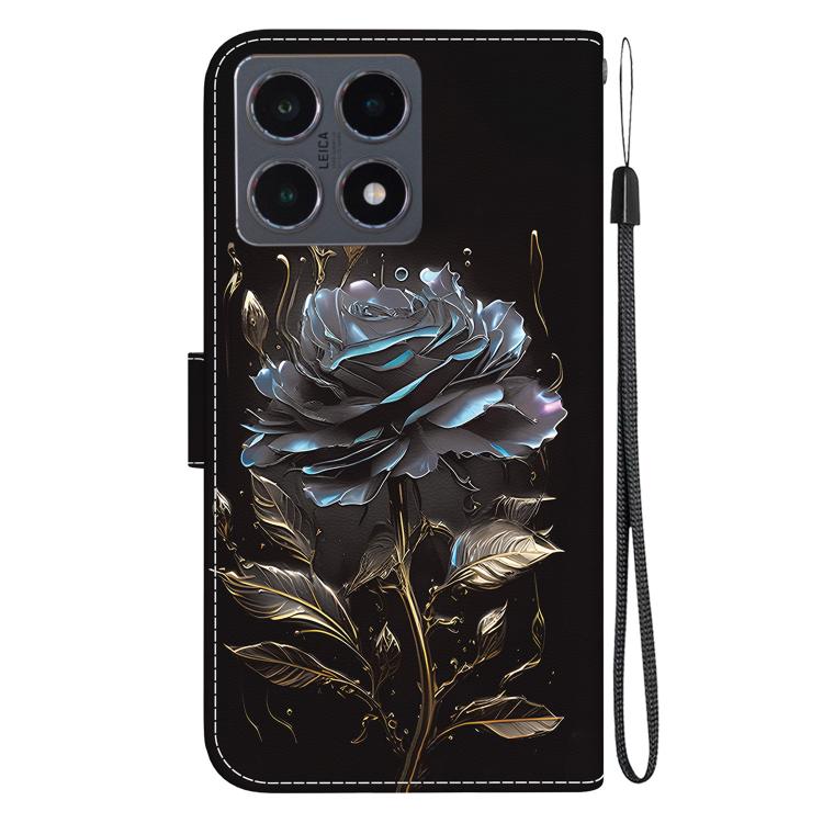 For Xiaomi 15T 5G Crystal Texture Colored Drawing Leather Phone Case