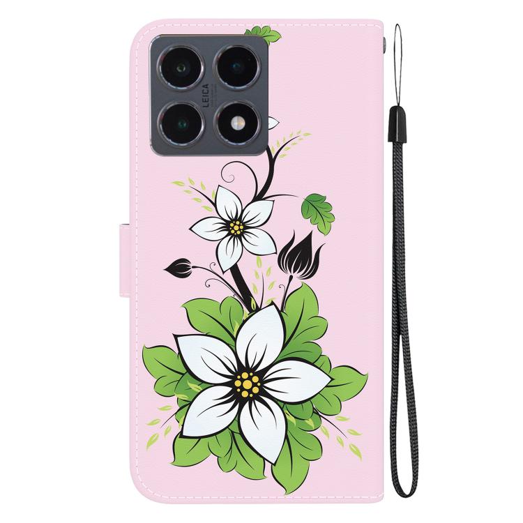 For Xiaomi 15T 5G Crystal Texture Colored Drawing Leather Phone Case
