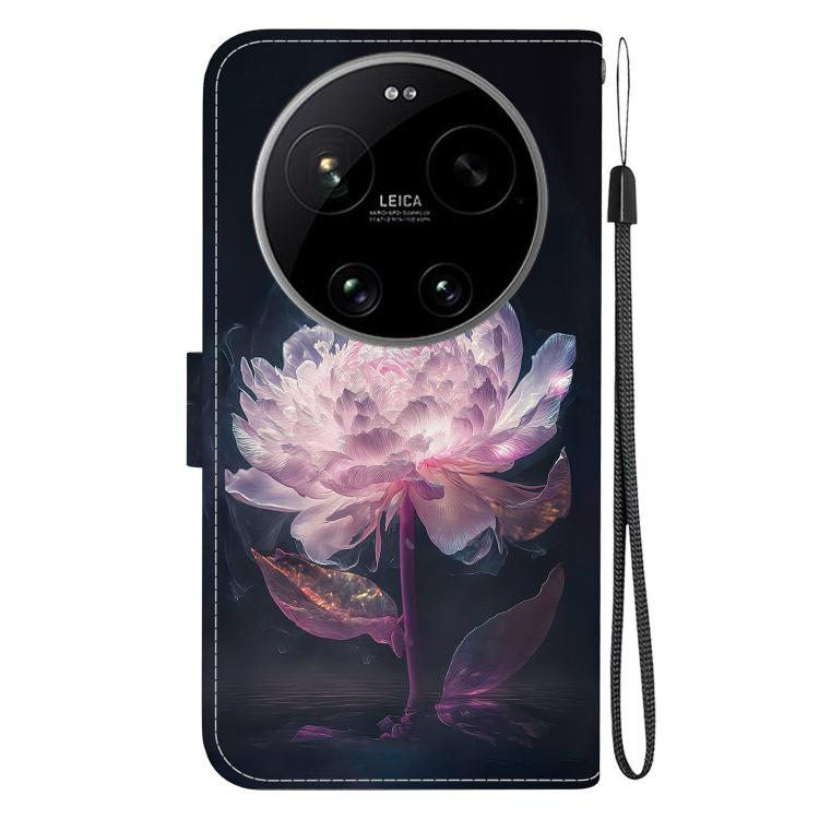 For Xiaomi 17 Ultra Crystal Texture Colored Drawing Leather Phone Case