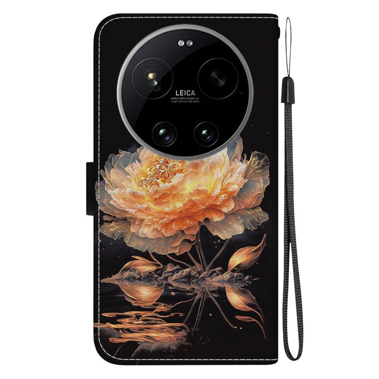 For Xiaomi 17 Ultra Crystal Texture Colored Drawing Leather Phone Case