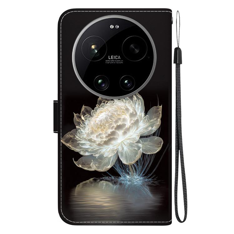 For Xiaomi 17 Ultra Crystal Texture Colored Drawing Leather Phone Case