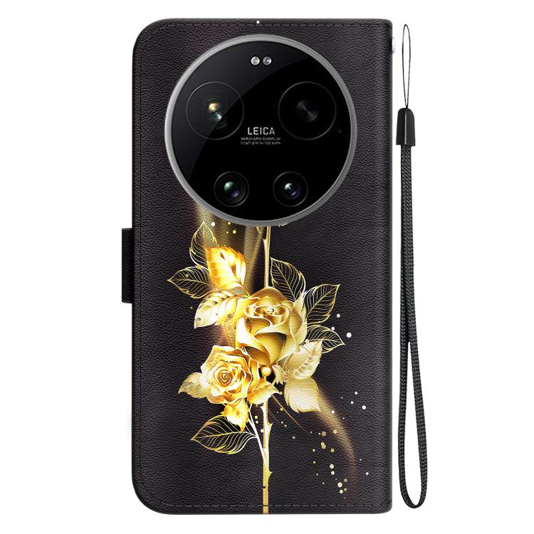 For Xiaomi 17 Ultra Crystal Texture Colored Drawing Leather Phone Case