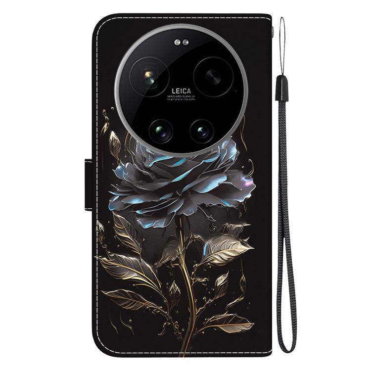 For Xiaomi 17 Ultra Crystal Texture Colored Drawing Leather Phone Case