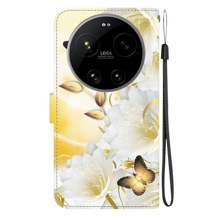 For Xiaomi 17 Ultra Crystal Texture Colored Drawing Leather Phone Case