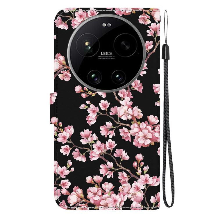 For Xiaomi 17 Ultra Crystal Texture Colored Drawing Leather Phone Case