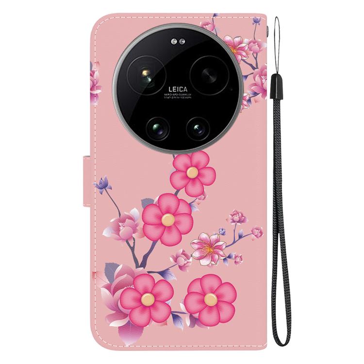 For Xiaomi 17 Ultra Crystal Texture Colored Drawing Leather Phone Case