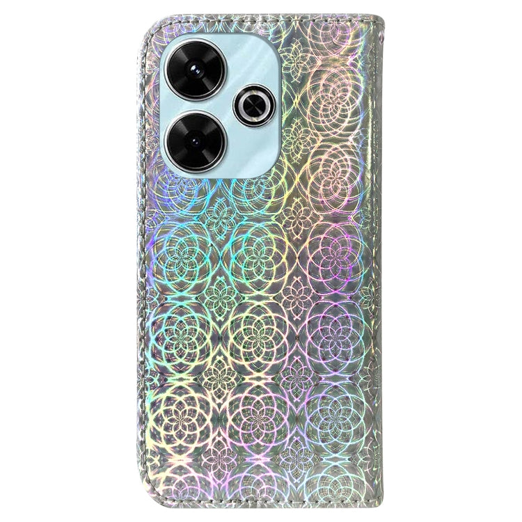 For Xiaomi Poco M6 4G Colorful Magnetic Buckle Leather Phone Case
