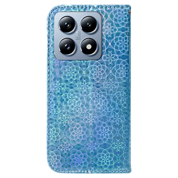 For Xiaomi 14T Colorful Magnetic Buckle Leather Phone Case