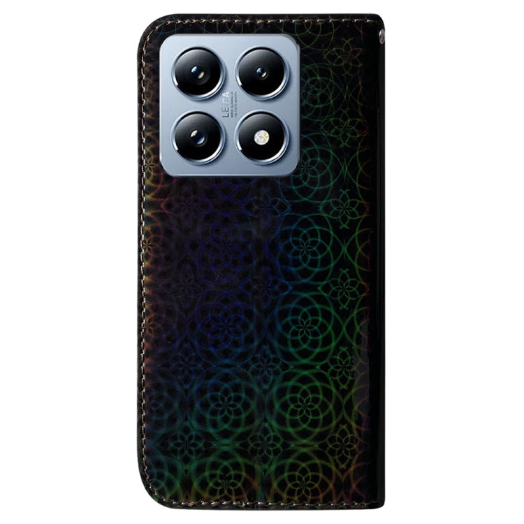 For Xiaomi 14T Pro Colorful Magnetic Buckle Leather Phone Case