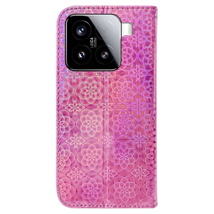 For Xiaomi 15 Colorful Magnetic Buckle Leather Phone Case