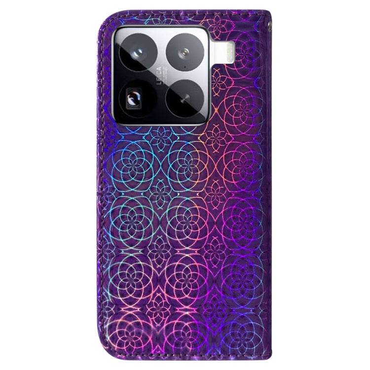 For Xiaomi 15 Pro Colorful Magnetic Buckle Leather Phone Case