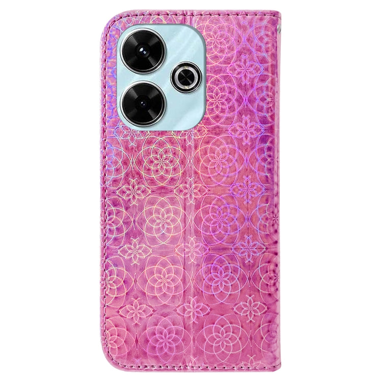 For Redmi 13 4G Colorful Magnetic Buckle Leather Phone Case