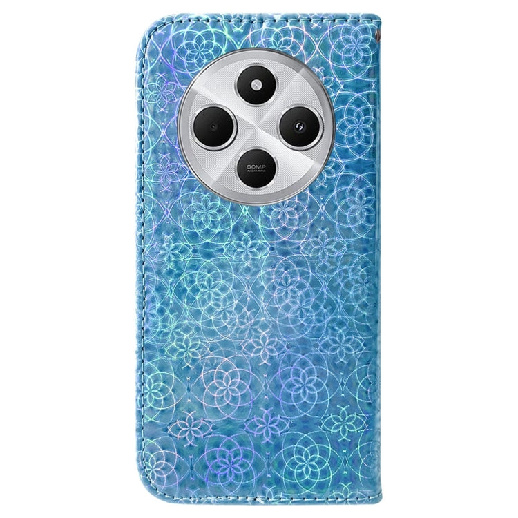 For Redmi 14C 4G Colorful Magnetic Buckle Leather Phone Case