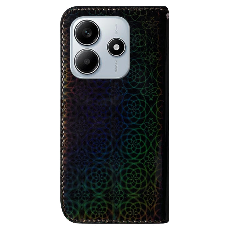 For Redmi Note 14 5G Colorful Magnetic Buckle Leather Phone Case
